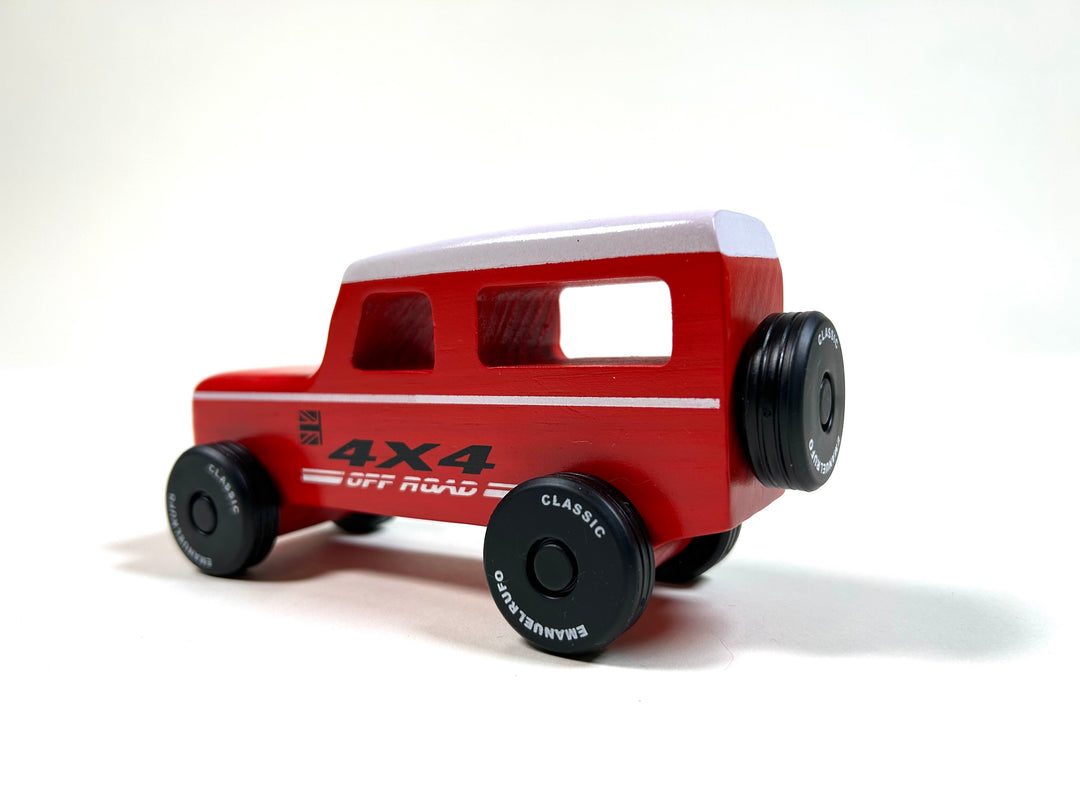 LAND ROVER INSPIRED WOODEN TOY CAR