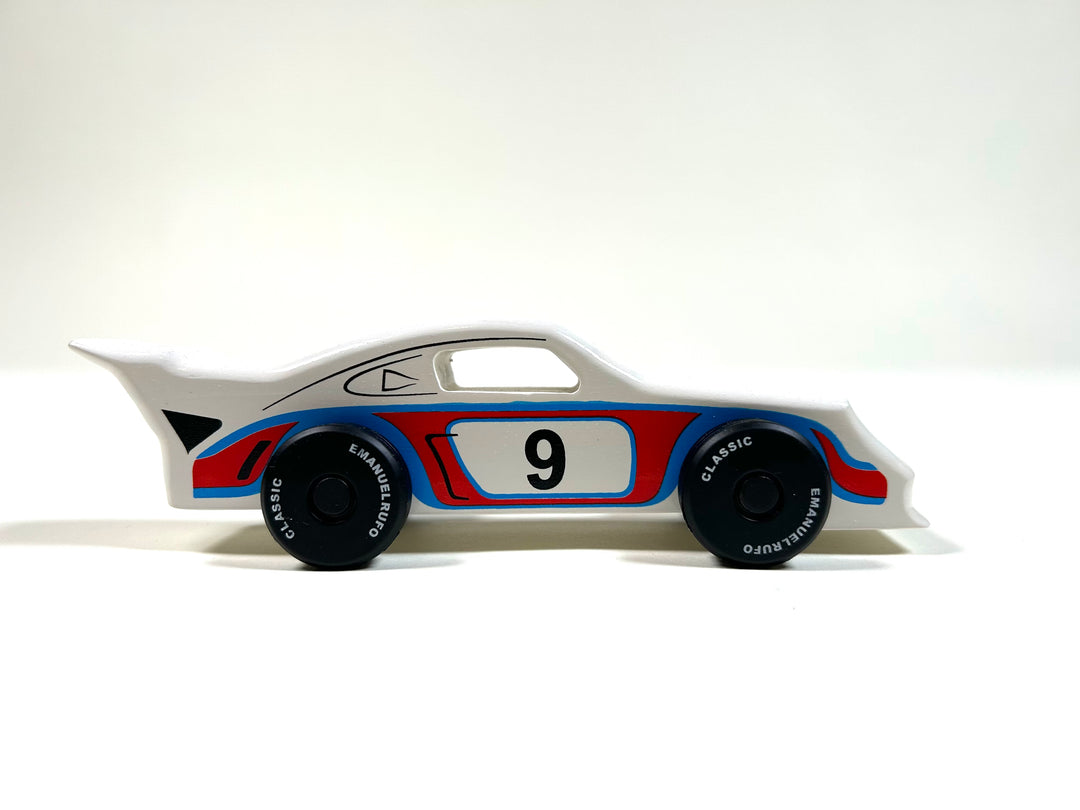 PORSCHE 911 RSR INSPIRED WOODEN TOY CAR