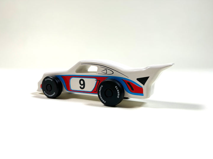 PORSCHE 911 RSR INSPIRED WOODEN TOY CAR